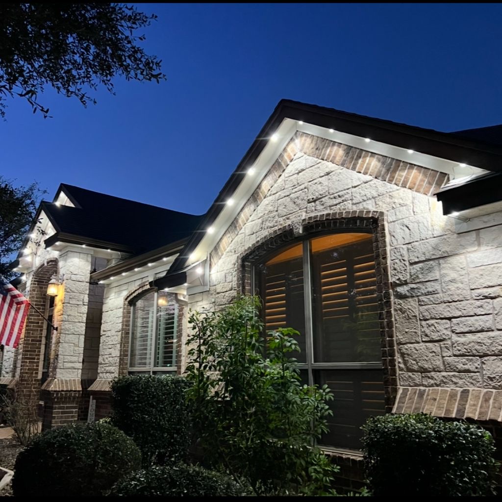 Permanent LED lighting install in the DFW area, project 6
